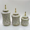 New high-end Chinese ceramic vase handicrafts, living room TV cabinet ornaments, dining room entrance table, dried fresh flower decorative ornaments, flower arrangements, light luxury decorative ornaments, flower art, living room dining table ornaments, realistic flower arrangement pottery details Picture